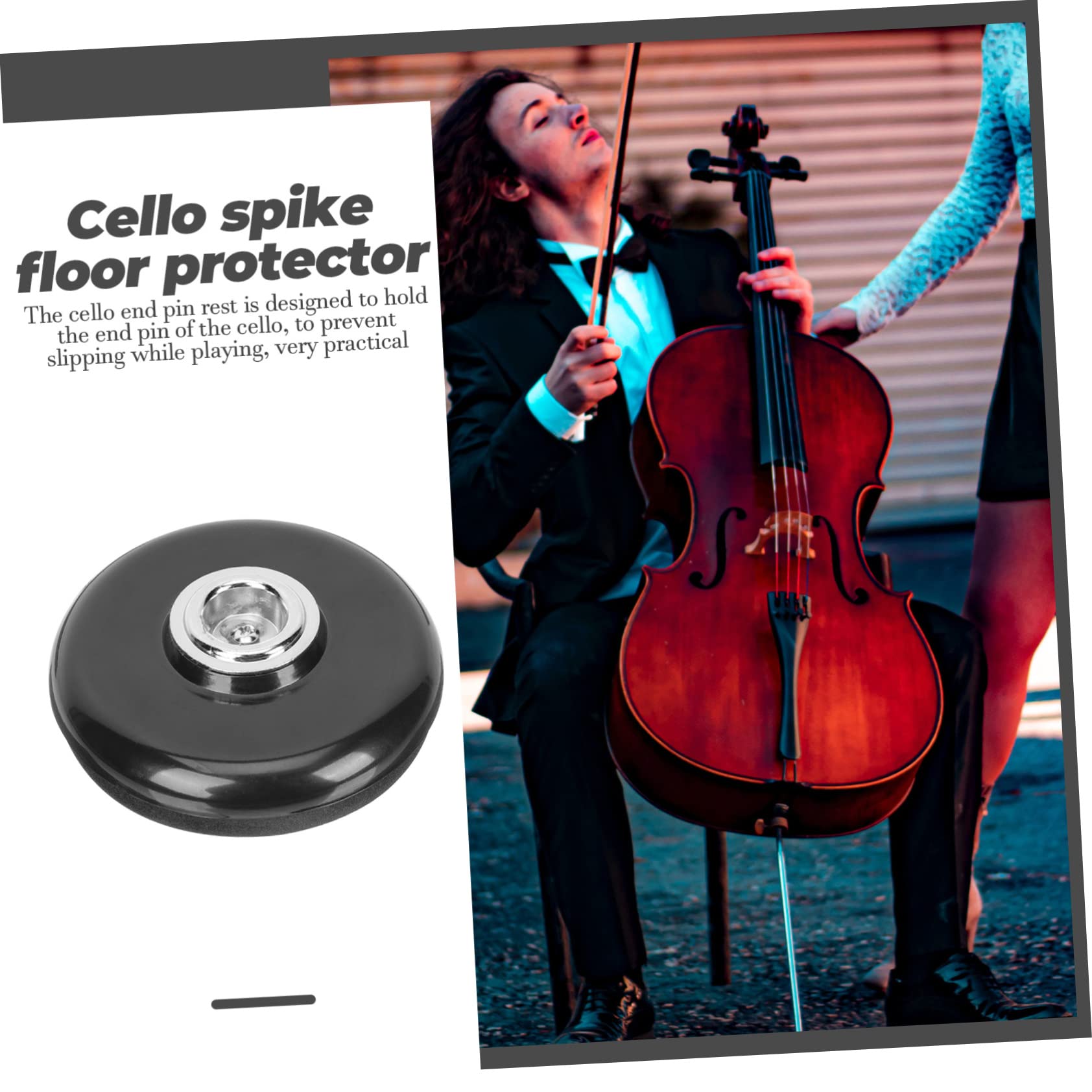 Professionelle Rutschfeste Cello Unterlage aus Pvc und Metall mit Leichtem Gewicht für Outdoor Performance und Sicheren Transport