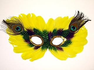 Máscara de ojos, de color amarillo