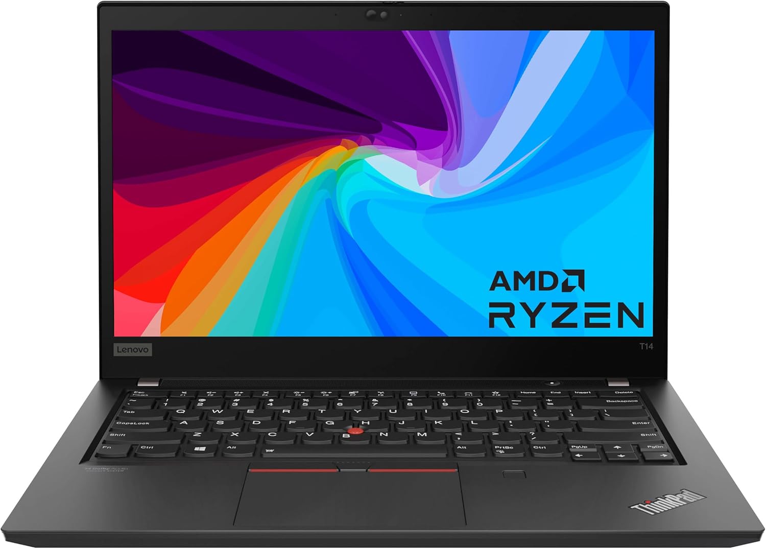 Lenovo Thinkpad T14 Gen 2 14" Laptop, Ryzen 5 PRO 5650U 2.3Ghz, 24GB DDR4, 1TB NVMe SSD, 1080p Full HD, HDMI, Webcam, Windows 11 Pro (Renewed)