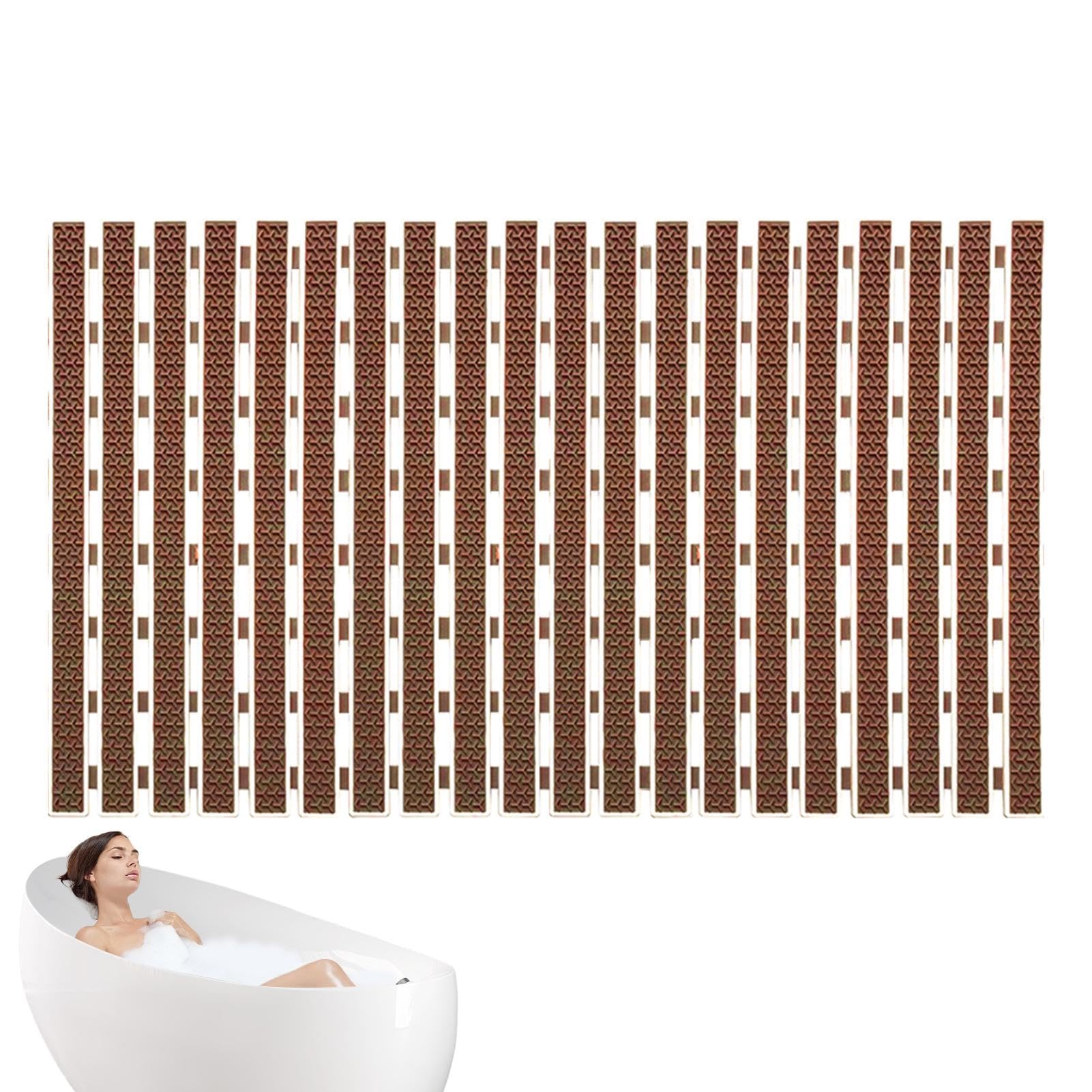 Tapis de douche antidérapant pour sécuriser le sol de la salle de bain familiale