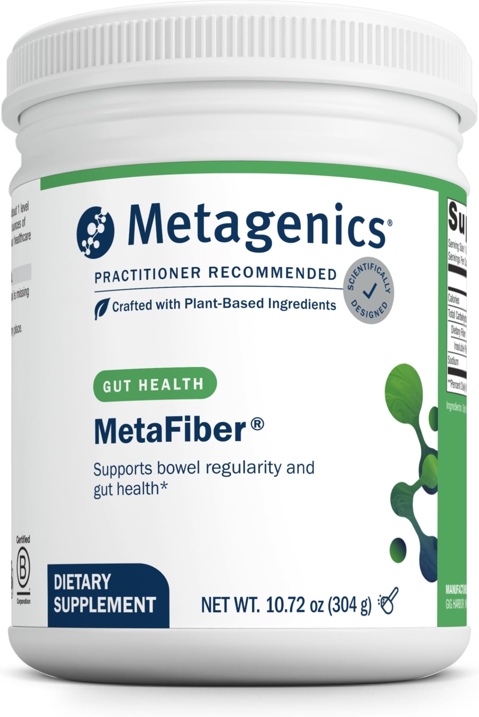 MetaFiber® - Fiber Blend to Support GI Regularity* | 38 Servings