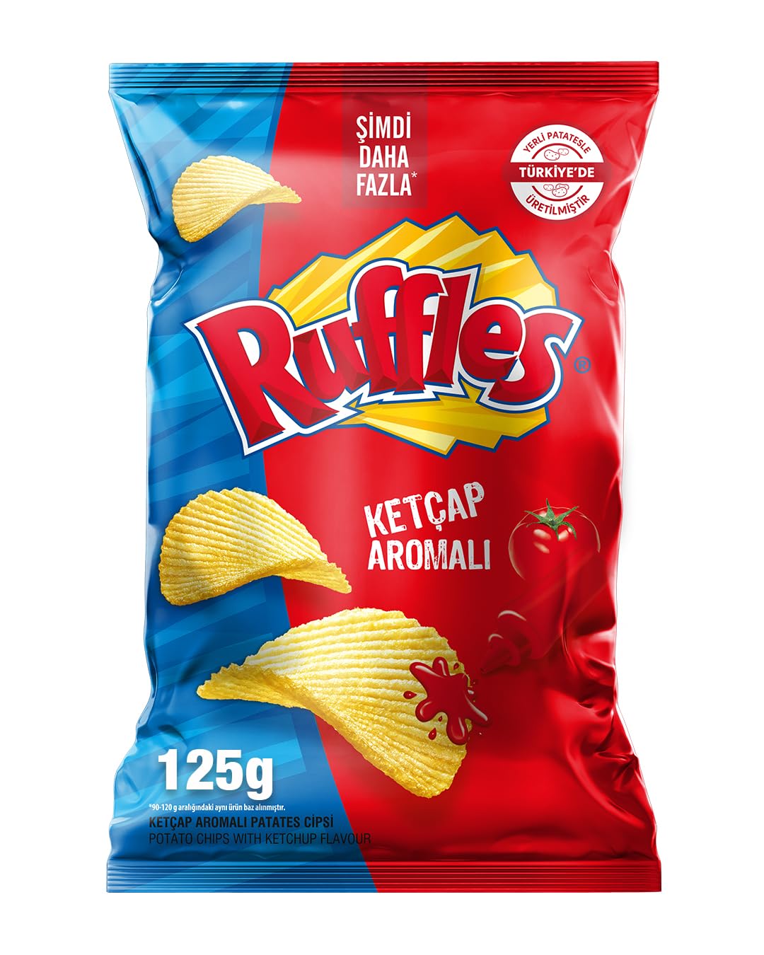Ruffles Ketçap Aromalı Patates Cipsi Süper Boy