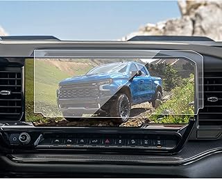 for 2022 Chevy Silverado 1500 Accessories, 2022 2023 2024 Silverado 1500 &2024 Silverado 2500HD/3500HD Screen Protector for 2023 2022 Chevy Silverado 1500 13.4 Inch Central Touchscreen Protective Film,2022 2023 2024 Chevy Silverado 1500 Car Screen Accessories, for 2022 2023 2024 GMC Sierra 1500 HD 9H Scratch Resistant