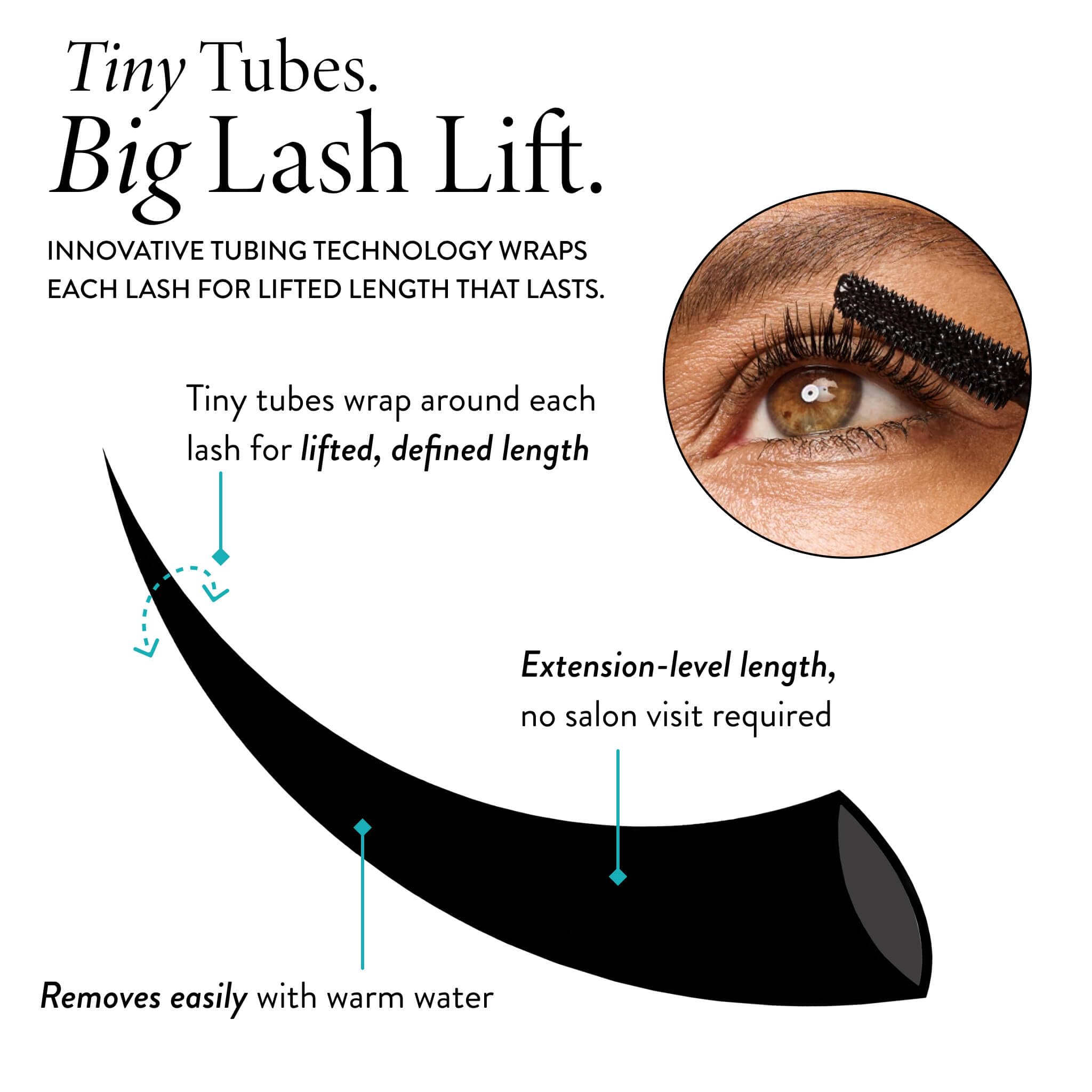 LAURA GELLER NEW YORK Long-n-Lifted Tubing Mascara – Lengthening Black Mascara