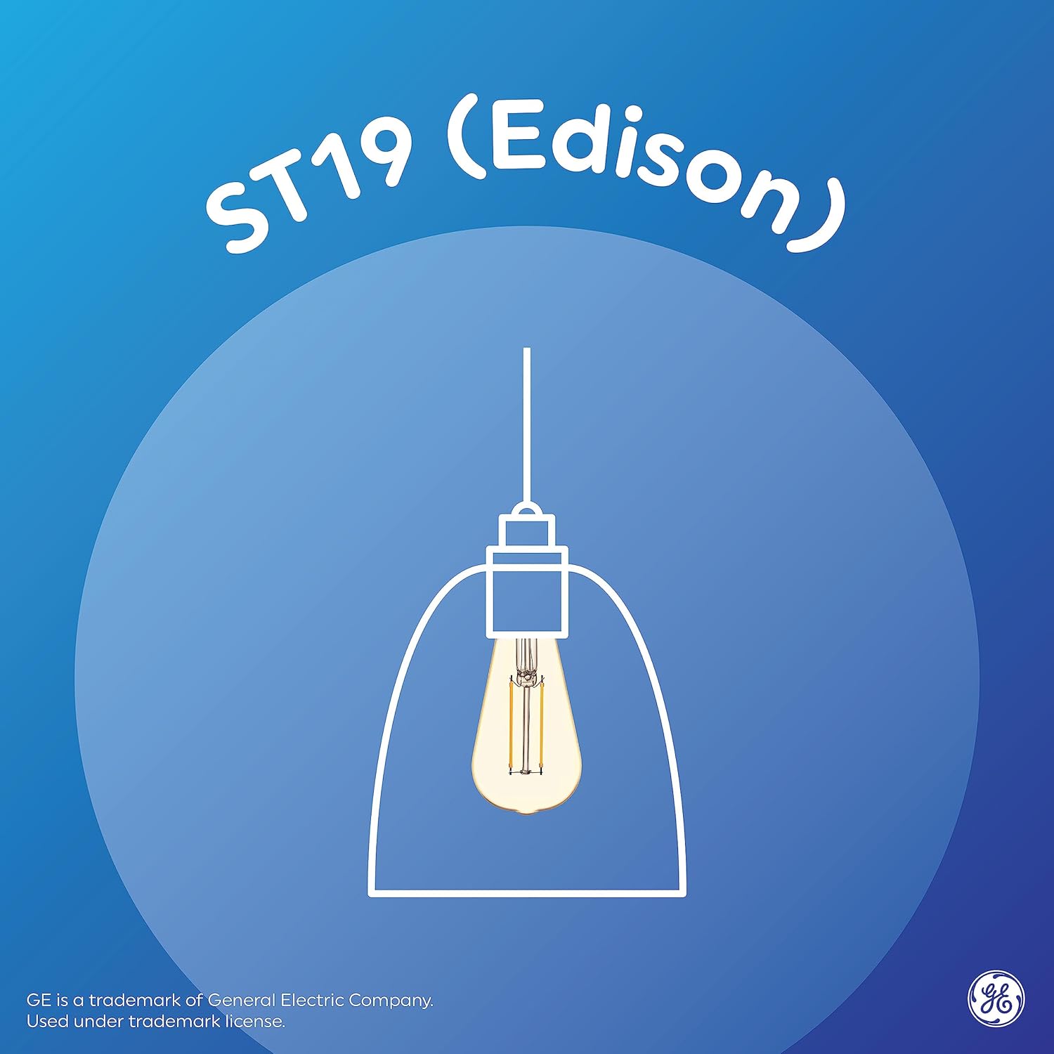 GE Classic LED Light Bulbs, 60 Watt Eqv, Daylight, ST19 Edison Style 6 Count(Pack of 4)