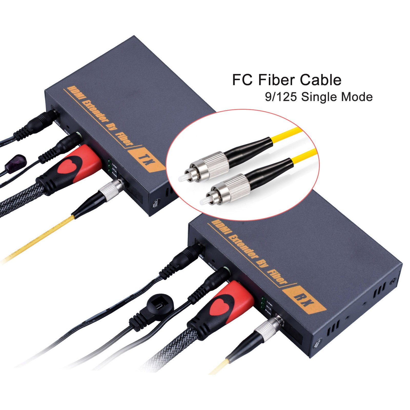 Tendak Fiber Optic Transceivers Optical Fiber HDMI Extender