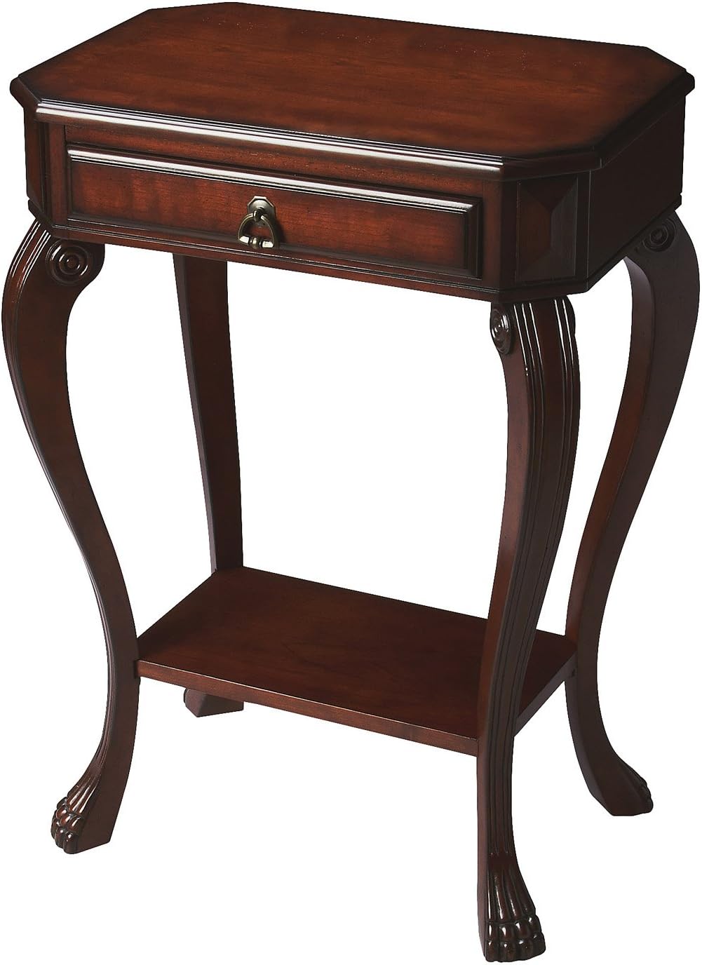 Tables Glen Cove Side Table End Table Cherry Finish