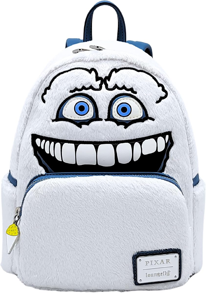 Loungefly Disney Monsters Inc Yeti Plush Cosplay Double Strap Shoulder Bag