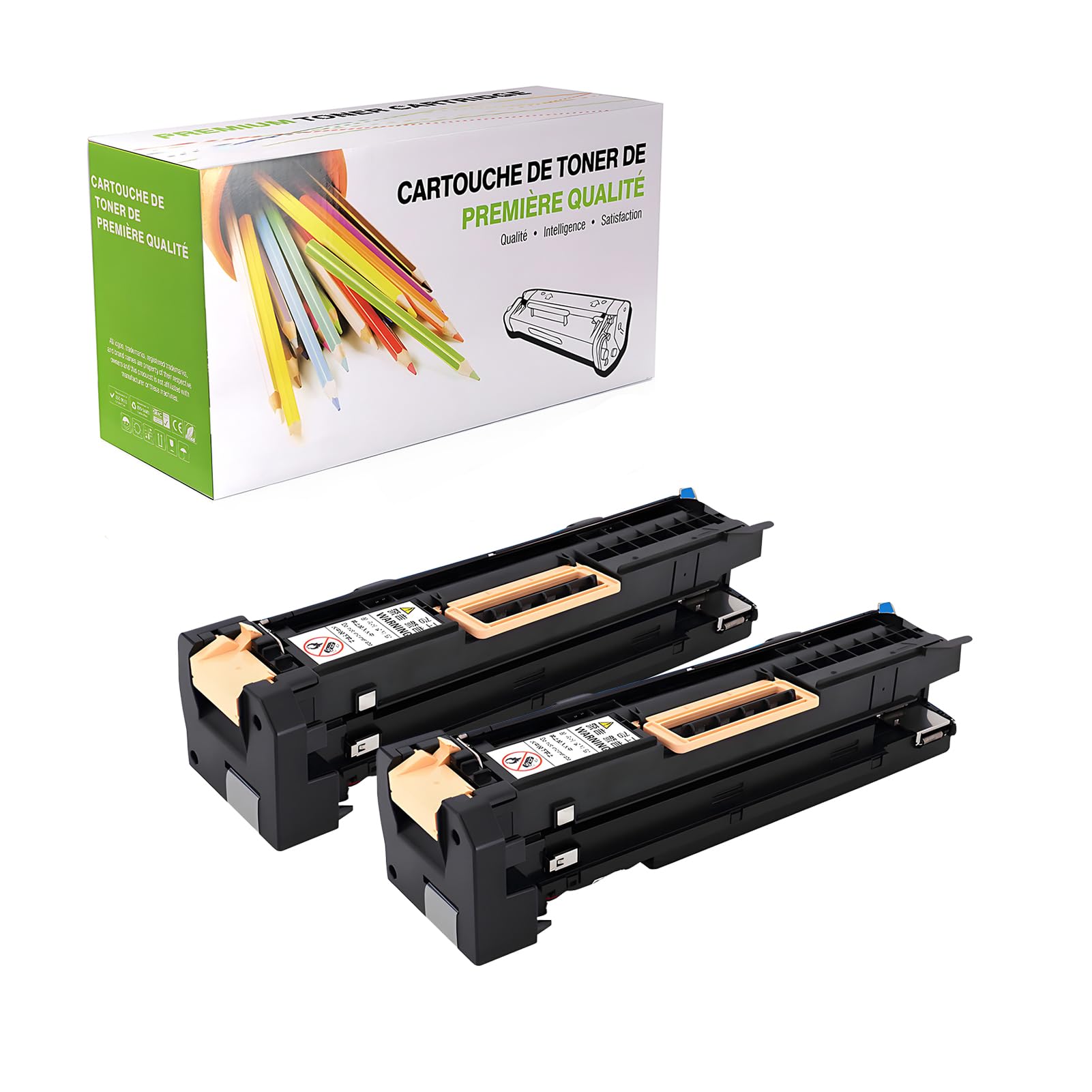 Kompatybilny zamiennik zespołu bębna dla Xerox DC236 CT350299 CT350769 do użytku z Xerox DocuCentre 236 286 336 II 2005 2055 3005 III 2007 3007 drukarką,(Czarny-60000 stron),2 pack