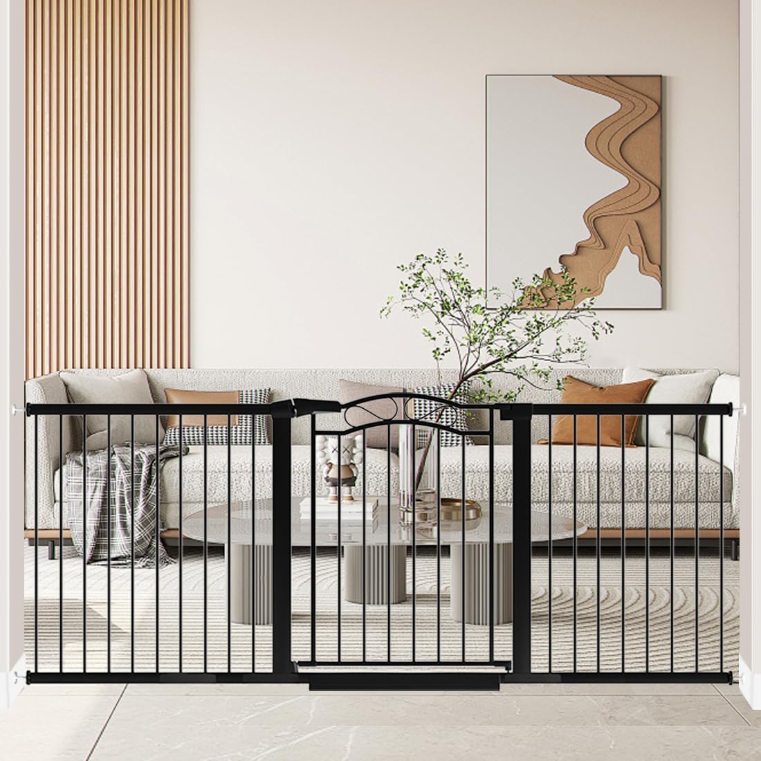 Fairy Baby Extra Wide Baby Gate 81.8 Inch