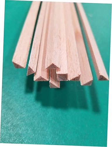 Balsa Triangle Stock 1/4 X 36in (6) 1921 Piezas de madera adecuadas para manualidades y proyectos de madera