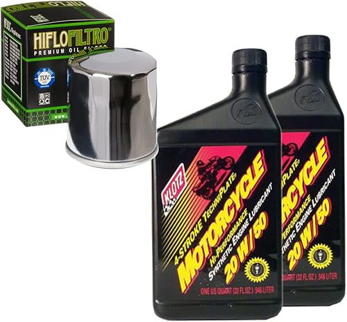 RAD Powersports Kit de cambio de aceite para Polaris 2002 Sportsman 6X6 500 sintético 20W-50