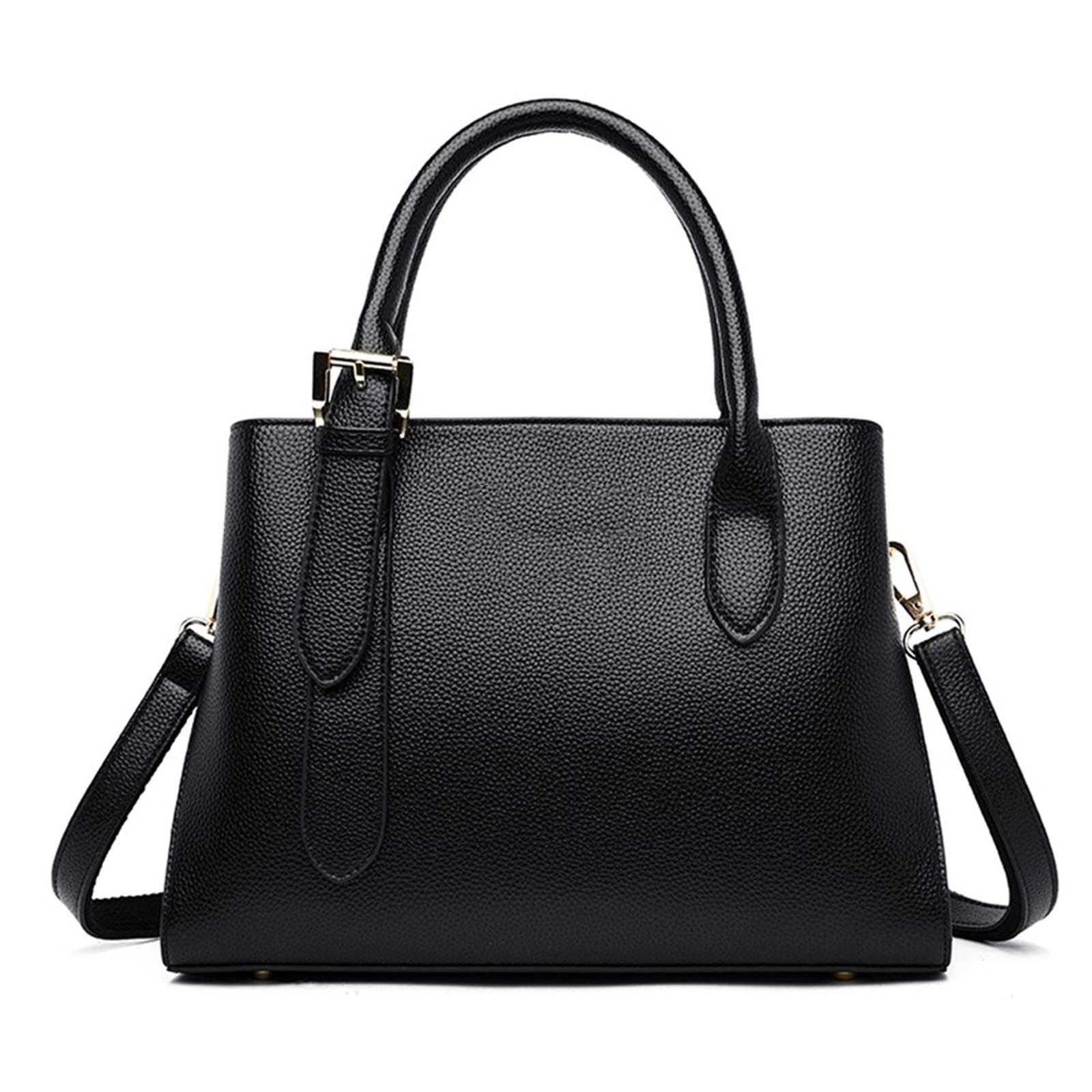 PsampaWomen's Handbag Vintage Large Capacity Tote Bags， Purses Shoulder Crossbody Femme Leather (Color : Hortel�)