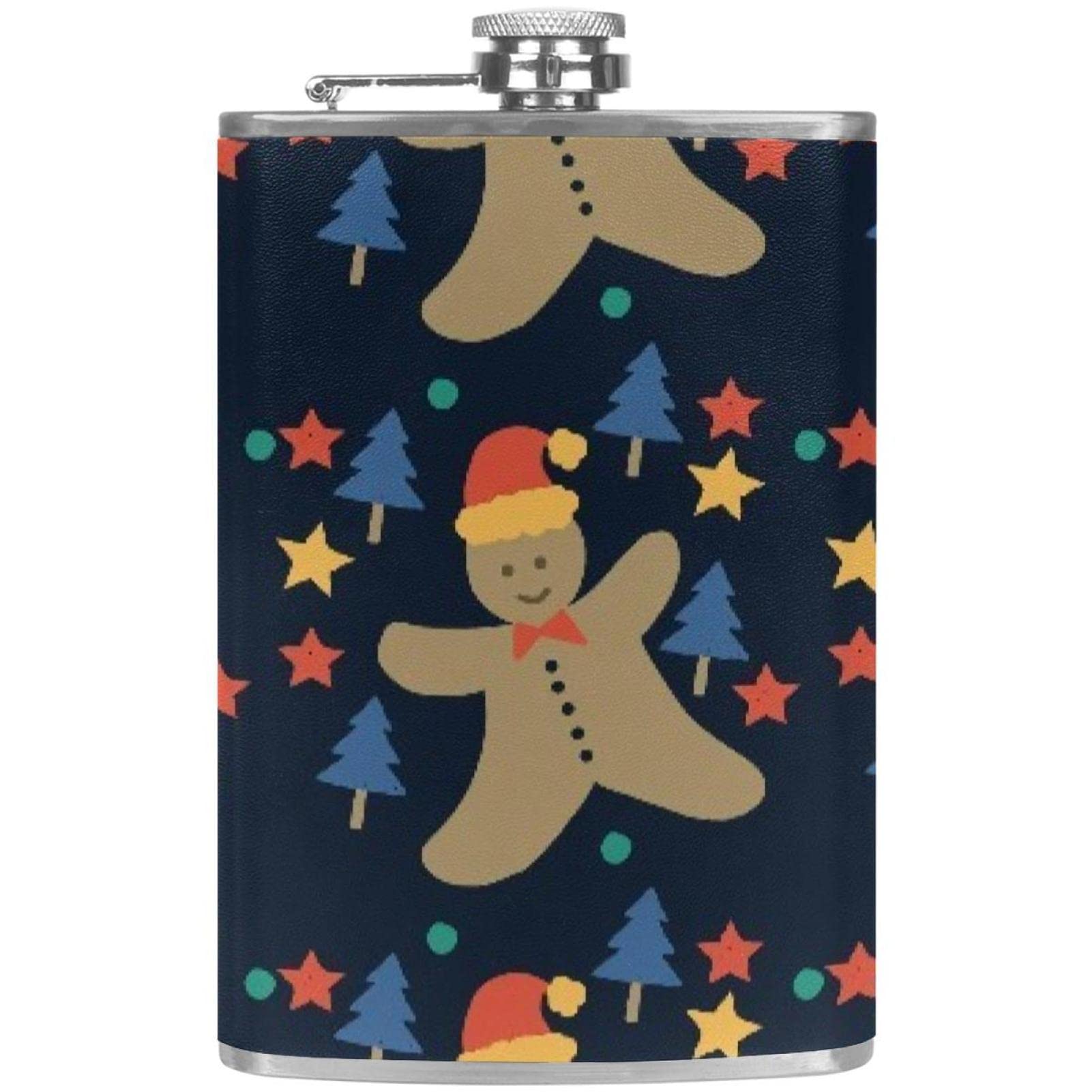 Flasque de Noël pour liqueur sans fuite grâce au bouchon hermétique