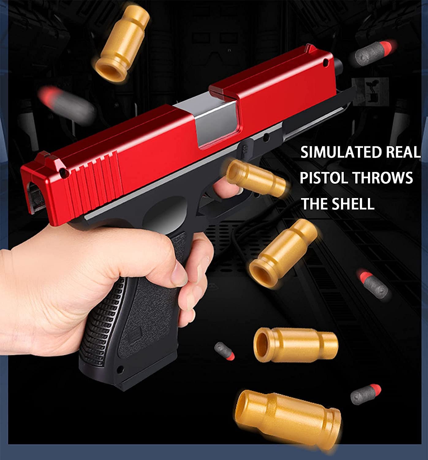 Buy Toy Gun Cool Fake Pistol Rubber Bullet Guns That Look Real