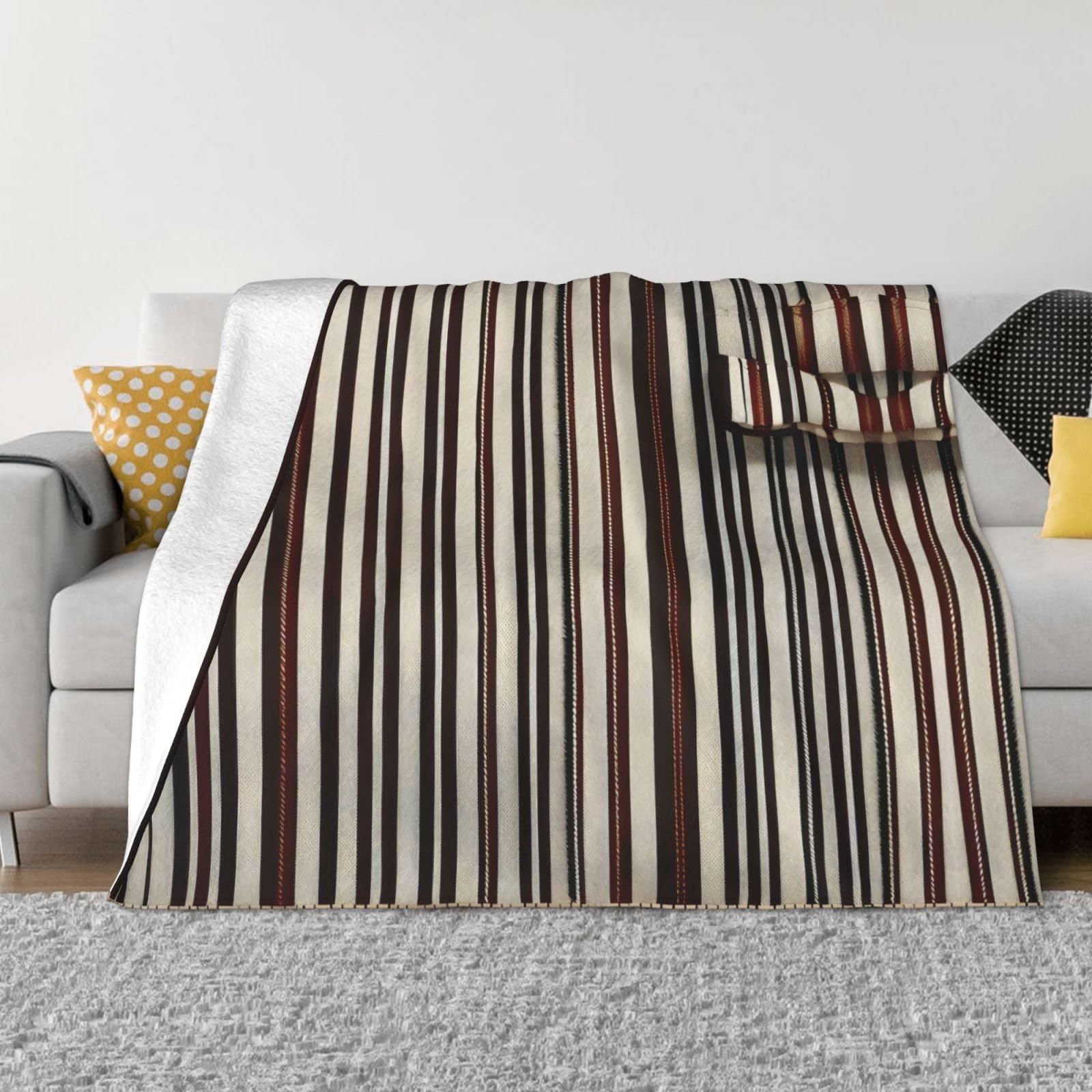 Couverture polaire en flanelle de luxe au toucher peluche unique