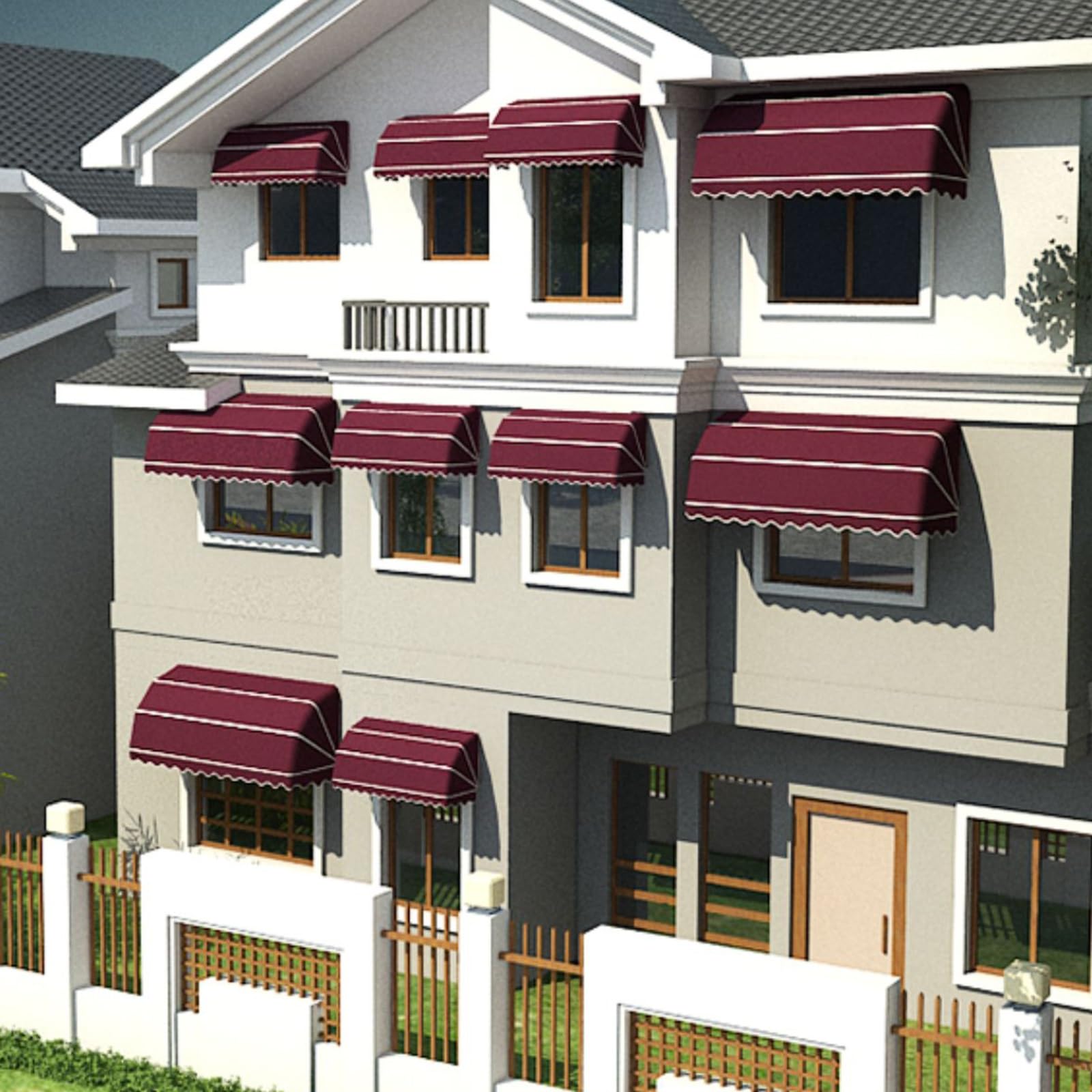 Disponibile per Finestra di Porta piegabile Servizio da Sole - Manuale Solto per tonalità del Sole telescopico per Patio, Balcone, Cortile - Copertura per Pioggia Impermeabile all'aperto