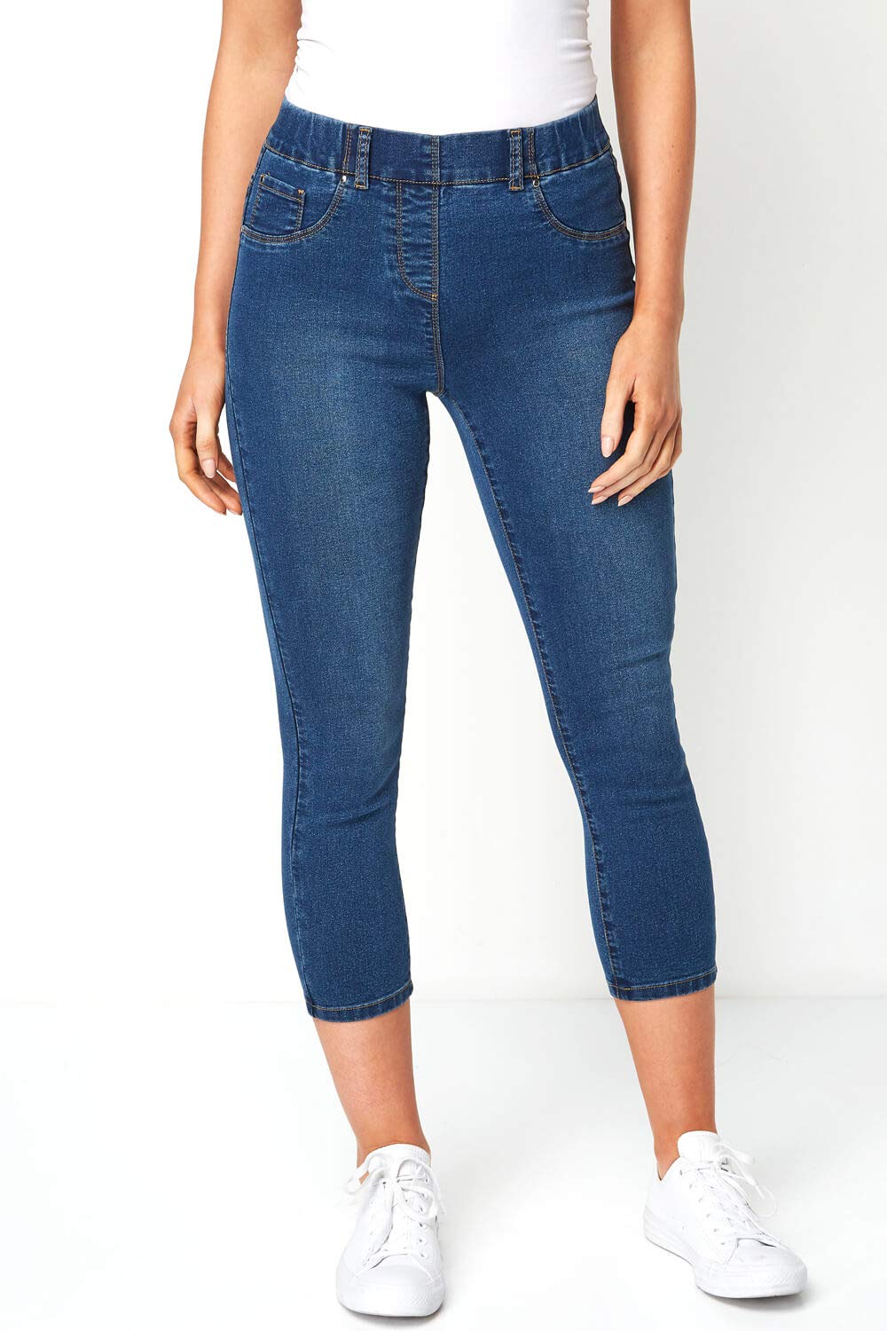 Roman Originals Women Cropped Jeggings 