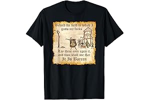 Funny Medieval, Behold The Field, Zero Fucks, Dank Meme T-Shirt