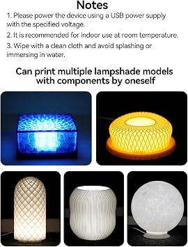 LED Lamp Kit for Lab with USB Cable 3D Printer Accessories 3D Printer Parts Print LED Night Lamp Kit Accessories Decoration