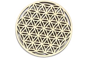 Flower of Life Witchcraft Metatron's Cube Crystal Grid Cloth Altar