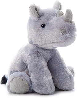 Rhino Stuffed Animal, Gifts for Kids, Wild Onez Zoo Animals, Rhino Plush Toy 9 inches