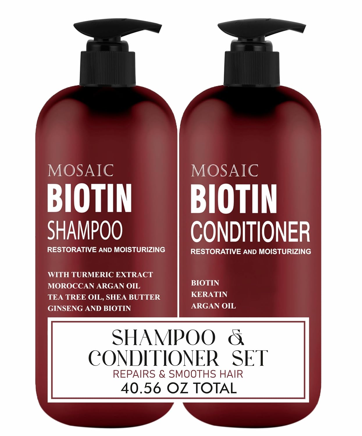 AnatoliaDaphne Biotin Volumizing Shampoo and Conditioner Set - best affordable shampoo for thinning hair - Product Image