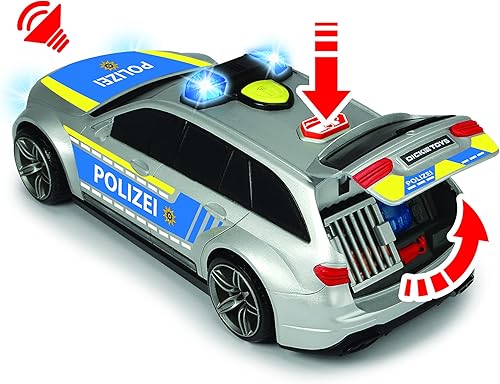 Miniatura 2 de Dickies 203716018026 Police car SOS Mercedes-AMG E43, 30 cm, Polish Version, from 3 Years