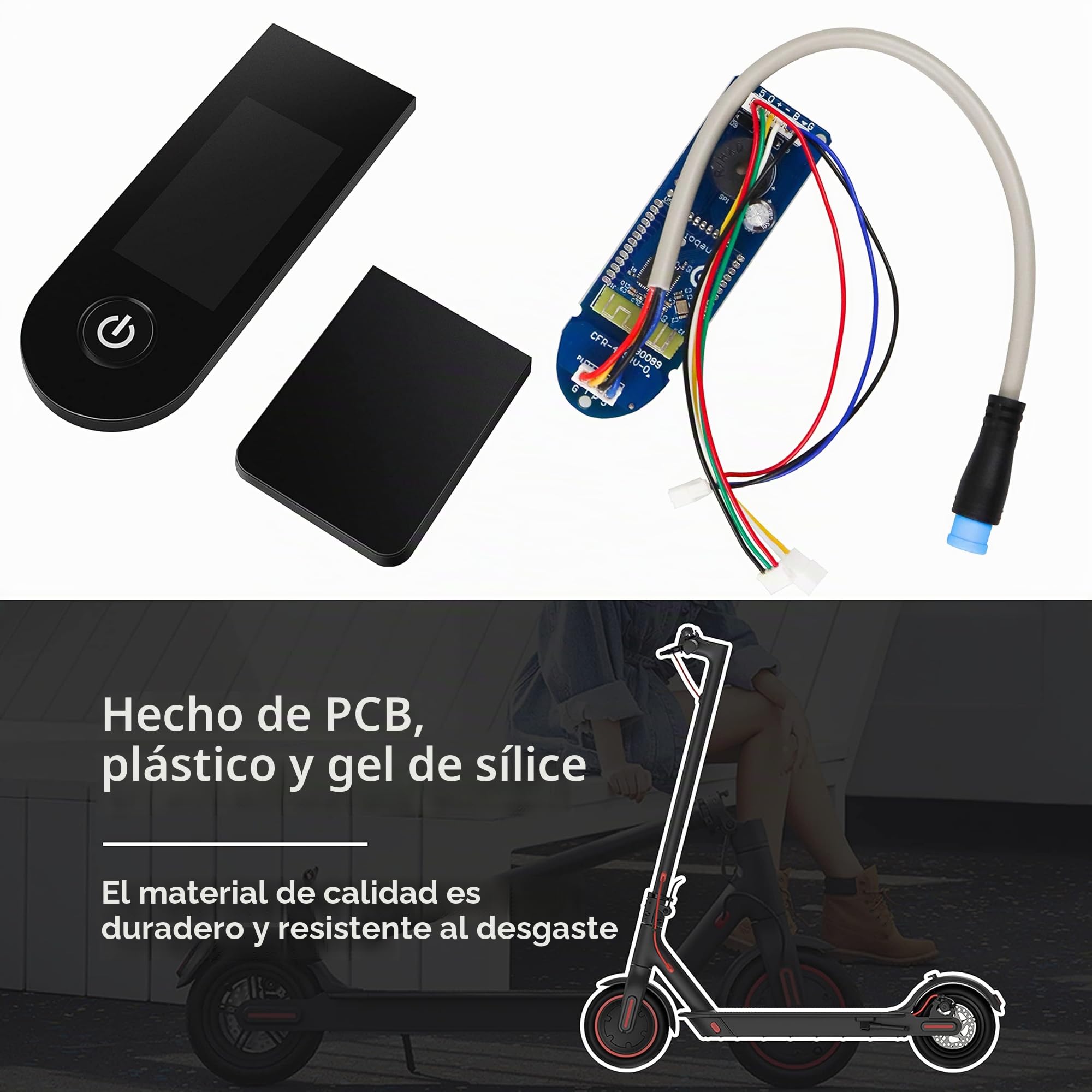 Compatible con Xiaomi M365Pro Pro2 Salpicadero Scooter con Bluetooth V2.0 Universal