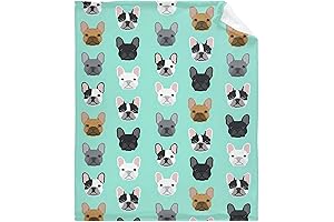 Cozy and Chic Frenchie Blanket