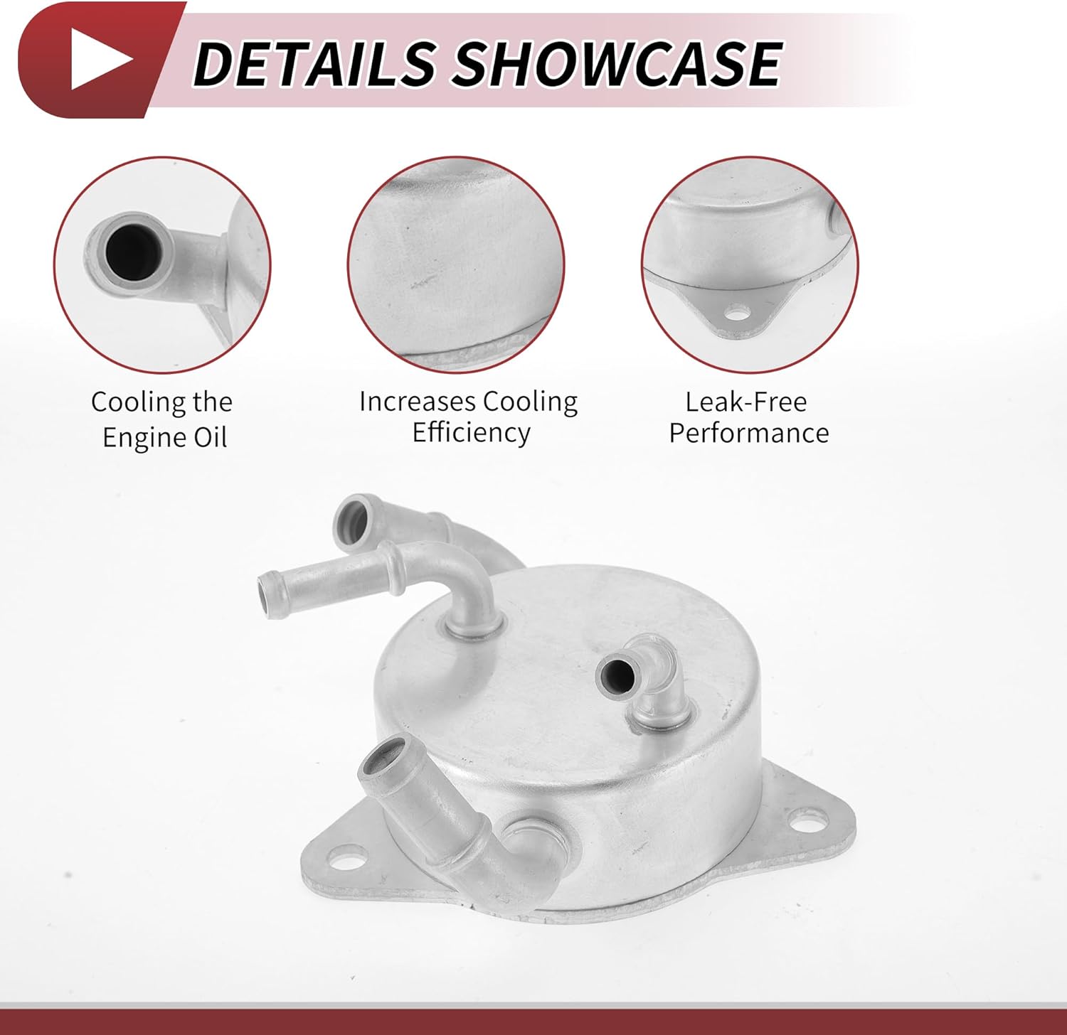 1 Pc Engine Oil Cooler for Honda Civic 2006-2011 Engine Transmission Oil Cooler No.19430RNAA51 Silver Tone Aluminum Alloy