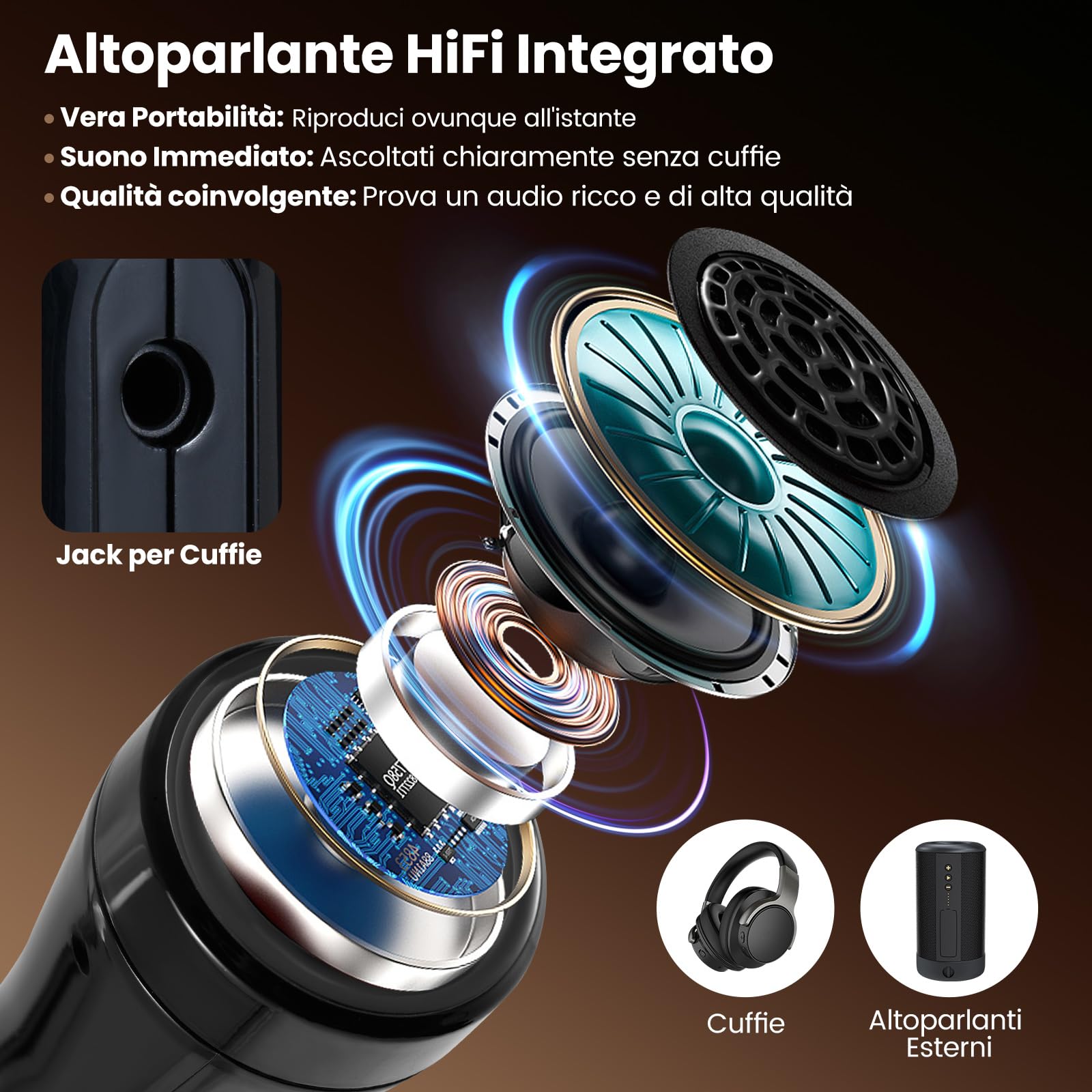 COSTWAY Strumento a Fiato Elettronico, Sassofono Digitale Portatile con MIDI Wireless,LCD HD, 100 Toni, Altoparlante HIFI, Gamma di 4 Ottave e 2 Diteggiature, per Principianti e Adulti