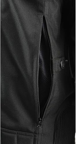 Miniatura 7 de Milwaukee Performance MPM1751 - Chaqueta de piel para hombre, diseño de rayas, color negro