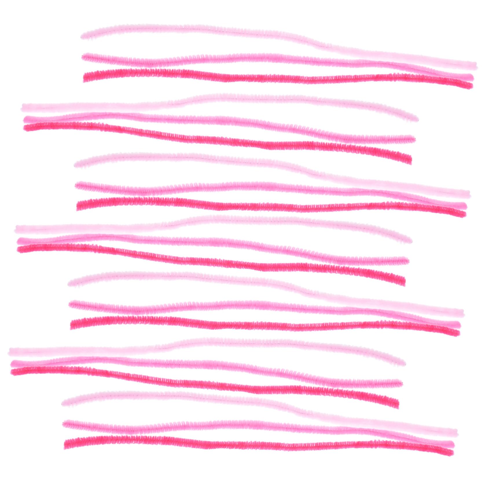 LALAFINA 100pcs Plush Fabric Cleaners Craft Tools Christmas Tree Cleaner Sticks for Boys and Girls' Art Craft