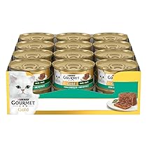 GOURMET Gold – Cibo Umido Gatto Adulto, Paté con Coniglio. 24 Lattine da 85 g