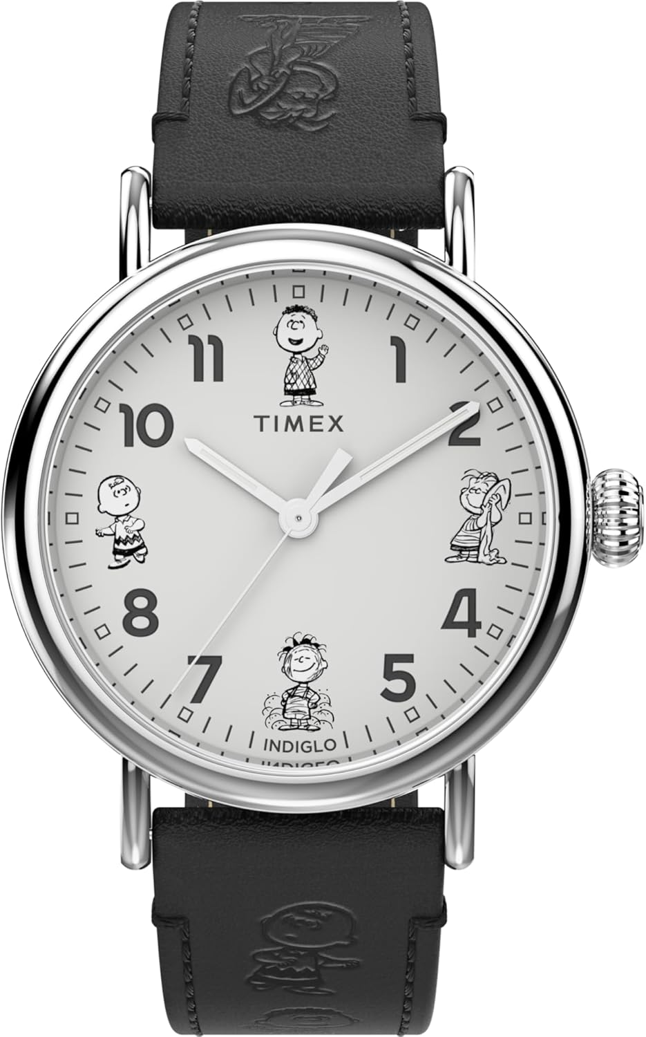 Timex Standard 3-Hand 40mm Men’s Analog Watch | INDIGLO Backlight and Luminous Hands | Adjustable and Durable Strap | 50M Water Resistance