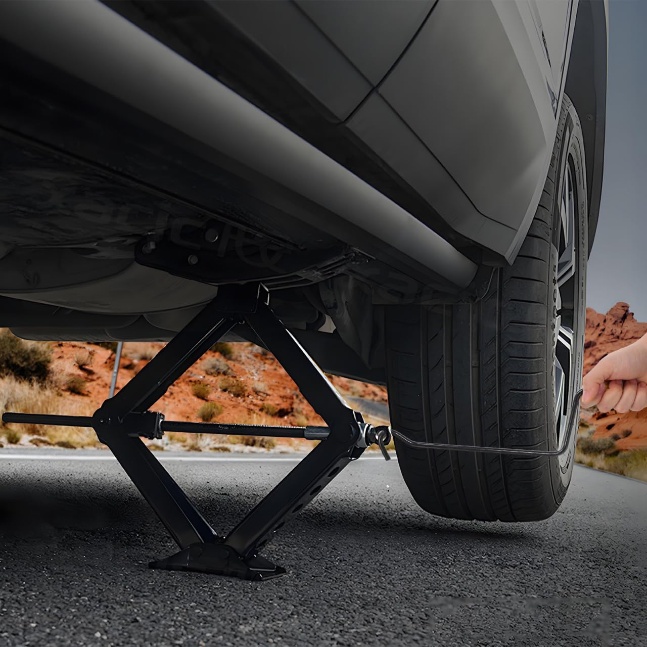 iplusmile Maniglia Di Ricambio Per Cric Auto Leva Estesa Manovella Per Martinetto Idraulico Accessorio Universale Strumento Sollevamento Pneumatici Facile Da Montare