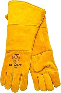 Tillman 1155 Cowhide Stick Welding Glove Padded/Insulated Cuff, Brown 20