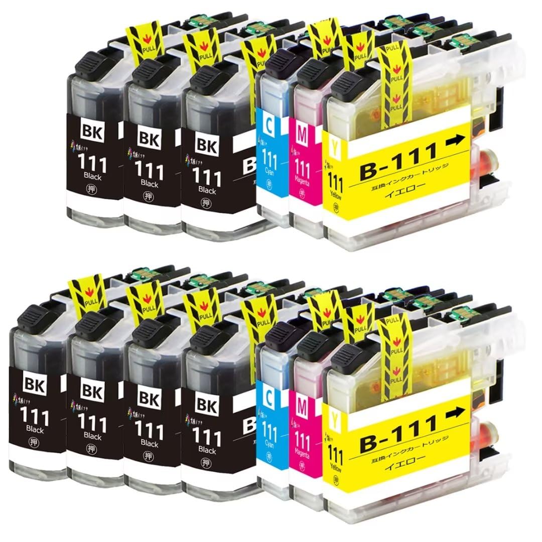 Amazon.co.jp: LC111 ブラザーbrother用互換インクカートリッジLC111