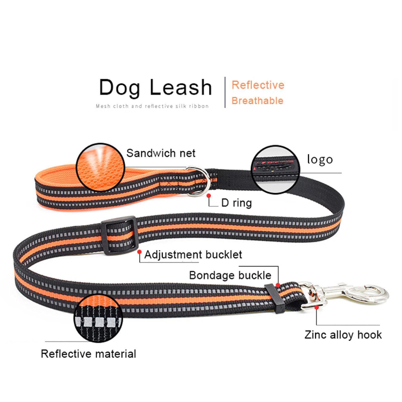 Atmungsaktiver Nylon-Netz-Hunde-Sicherheitsgurt, reflektierend, verstellbar, Hunde-Sicherheitsgurt und Leine, Hundezubehör, Größe XS, Grün