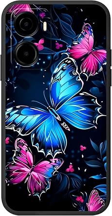 for Cricket Magic 2 5G 2024 Case/AT&T Propel 2 5G Case for Women Men, Full Body Fit Ultra Thin Flexible Soft TPU Shockproof Protective Phone Case for Cricket Magic 2 5G, Butterfly Blue