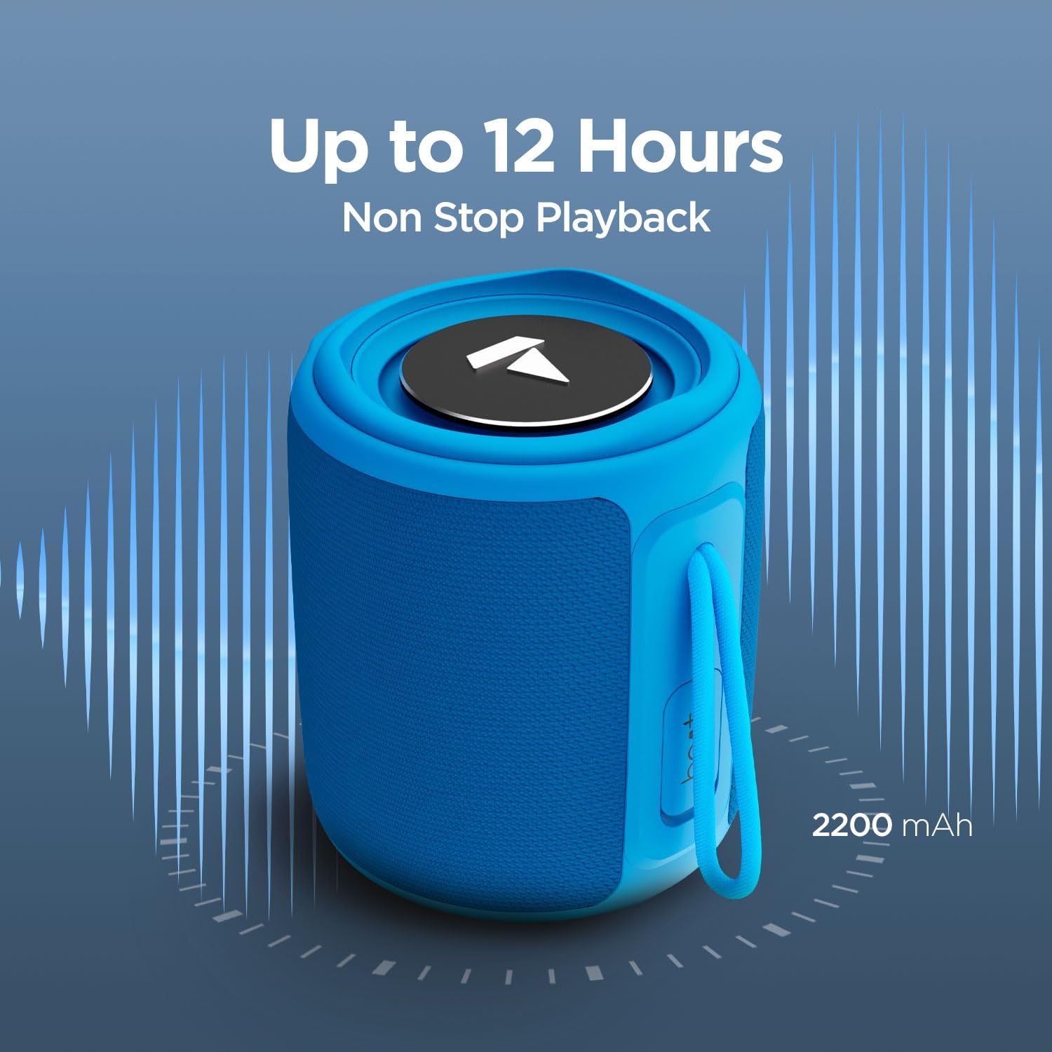 Caixa de Som Bluetooth Portátil 10W Stone 350 - boAt - AZUL