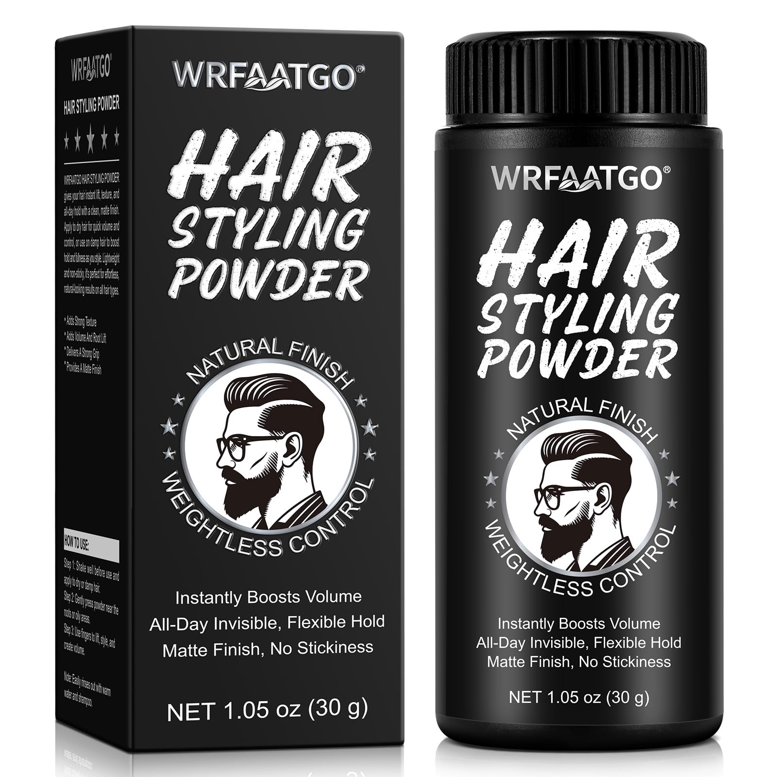 Hair Styling Powder Volumizing Texture Powder for Men and Women All Hair Types All-Day Invisible Hold Matte Finish