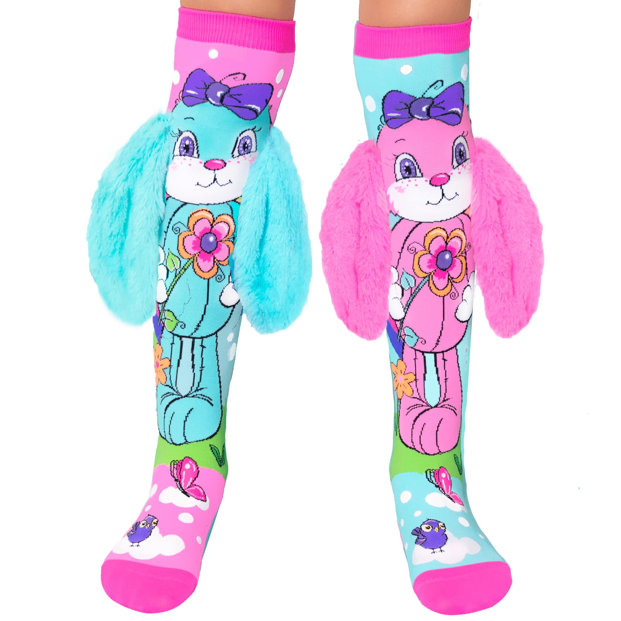 Madmia Girls Colourful Hunny Bunny Socks Pair 6-99, Einheitsgröße