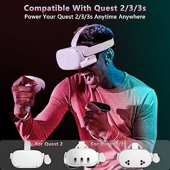 Amazon | Saqico バッテリーパック Oculus Meta Quest 2/ Quest