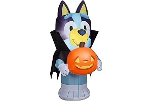 Gemmy Airblown Bluey in Vampire Costume