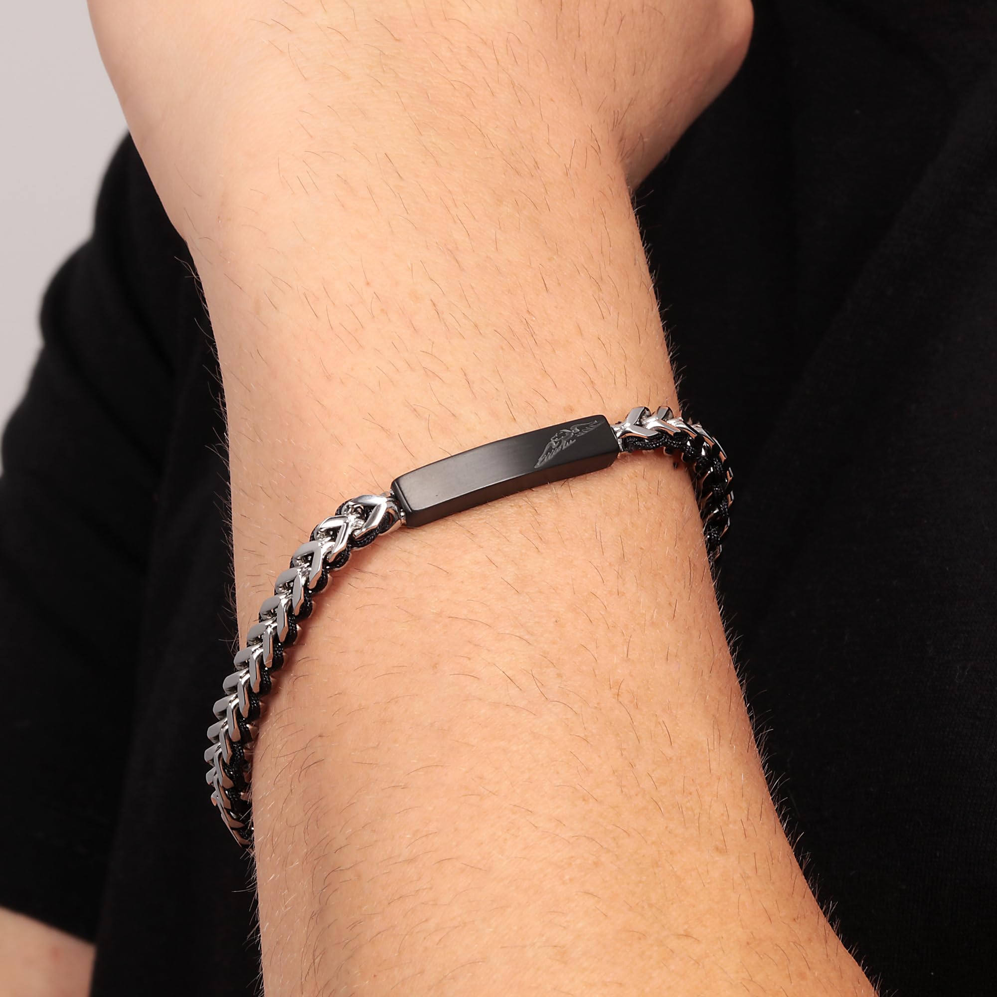 Sector No Limits Bracciale da Uomo, Collezione Bandy, in Acciaio - SZV70