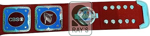 Miniatura 5 de RAY'S Television Heavyweight Wrestling Champion Replica Cinturón Tamaño Adulto.