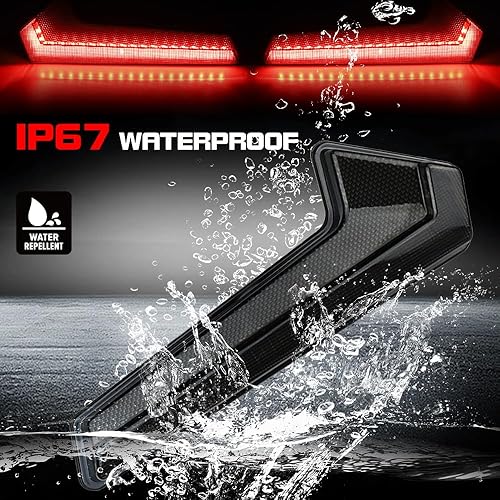 Miniatura 5 de RZR 1000 XP Luz trasera LED de freno central de repuesto compatible con Polaris RZR RS1 1000 XP 2019-2022 2017 2018 2019 SPORTSMAN 1000 RZR XP TURBO