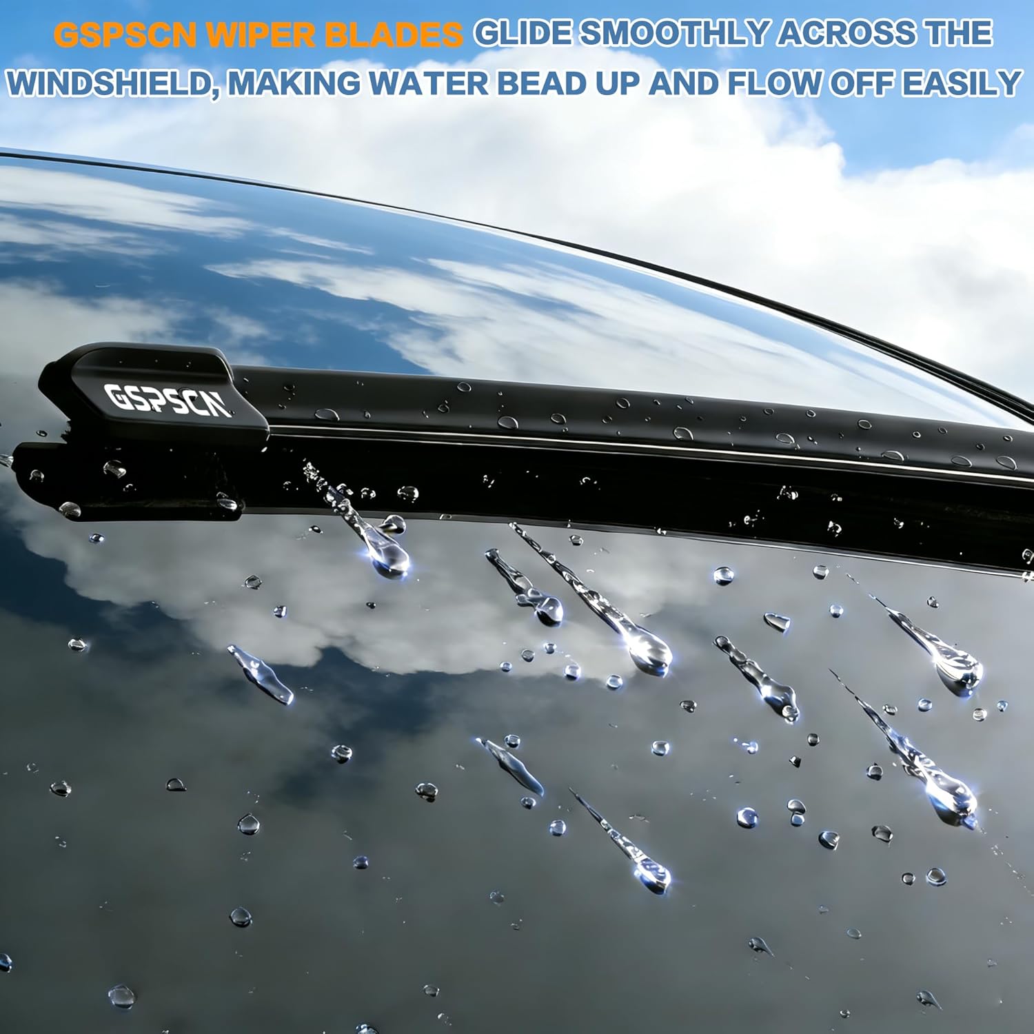 GSPSCN 4 Wipers Replacement For Toyota FJ Cruiser 2014-2007，Original Equipment Windshield Wiper Blades Set 16"+14"+14"+10" (Set of 4)